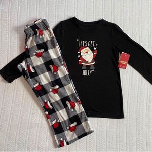 Jammies For Your Families Boys Jolly Santa 2 Pc Set
